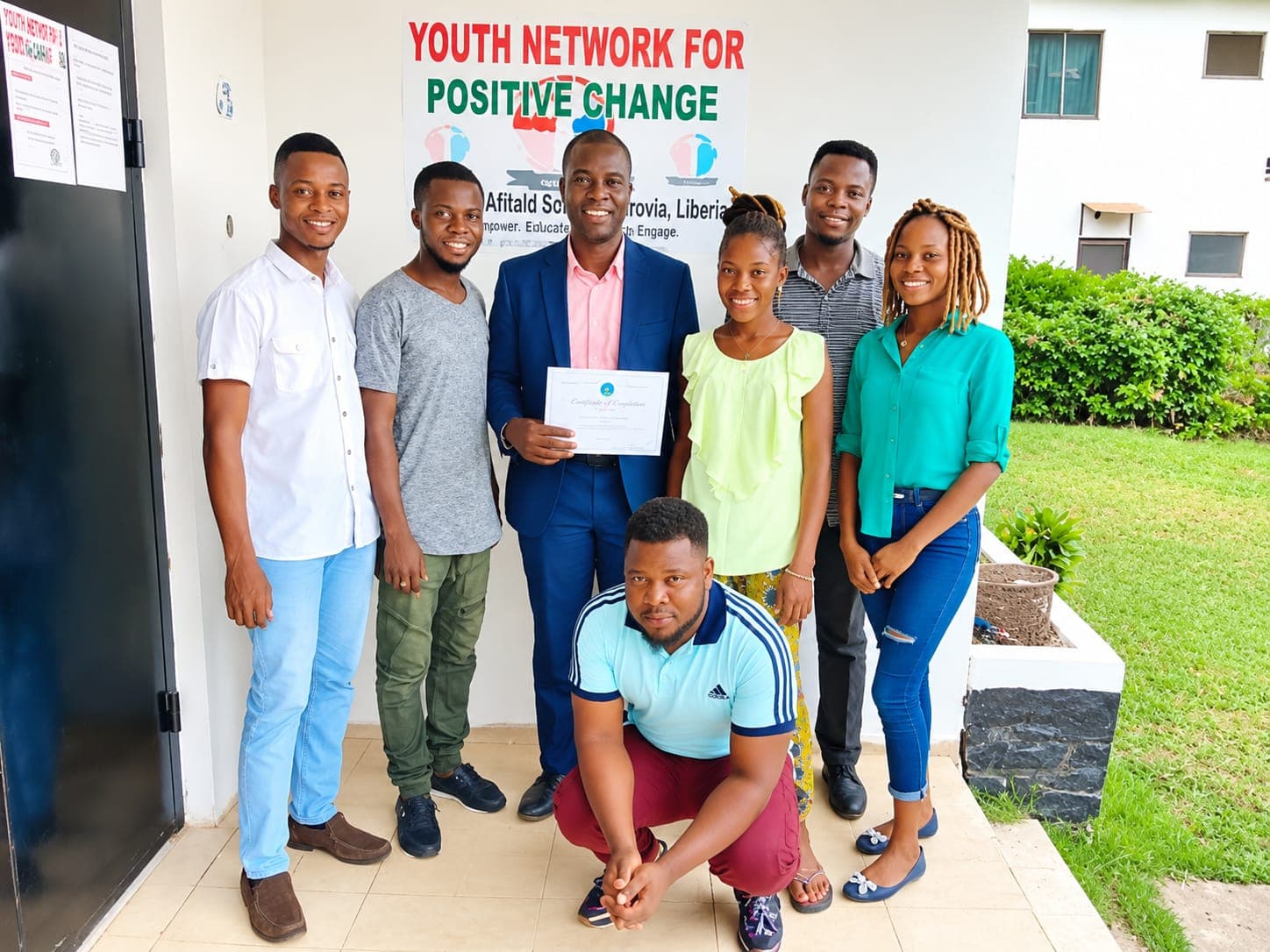 YOUNETPO community members in Liberia